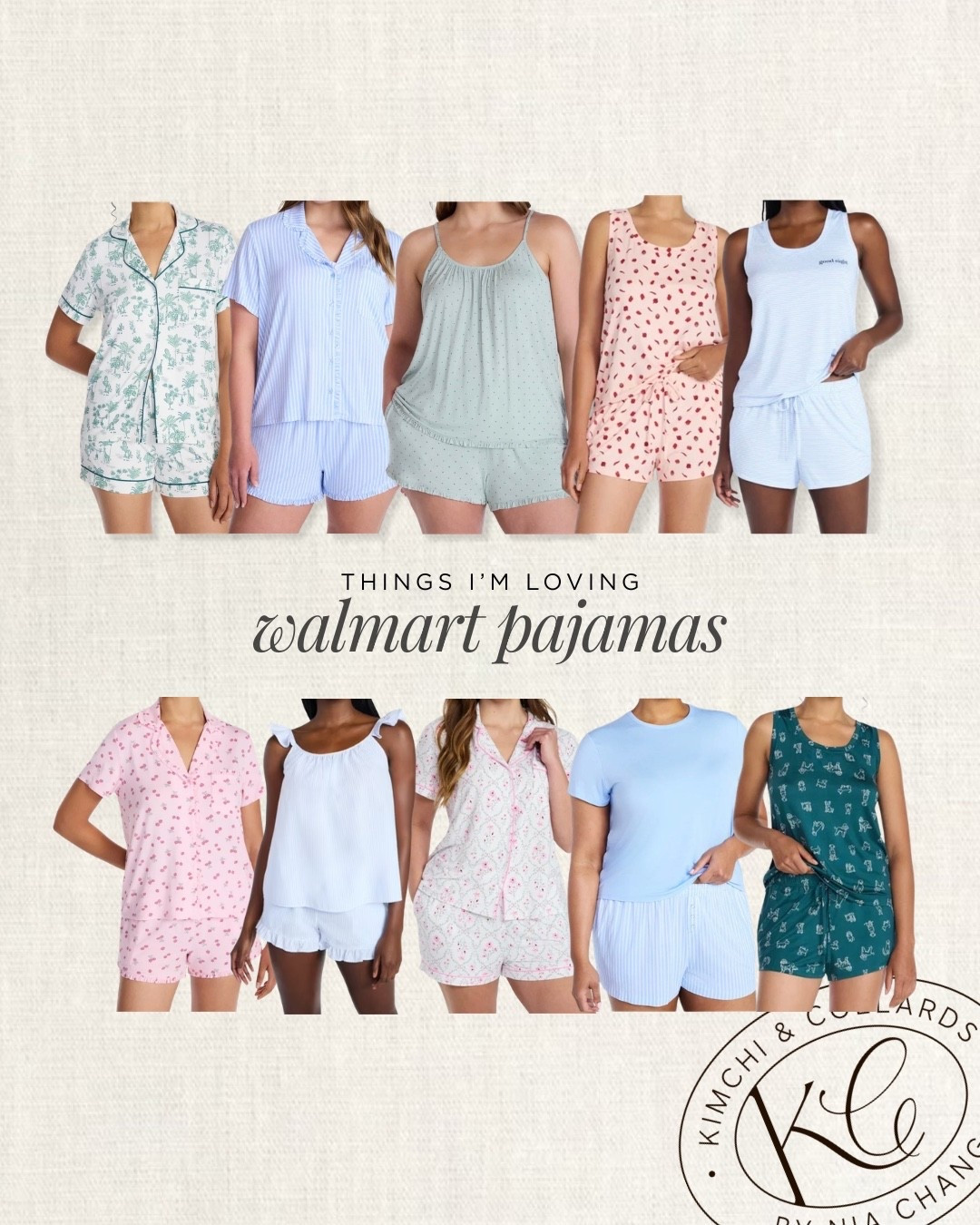 Walmart always has the softest & best pajamas! These new prints for summer are so cute.

#LTKPlusSize #LTKOver40 #LTKootd