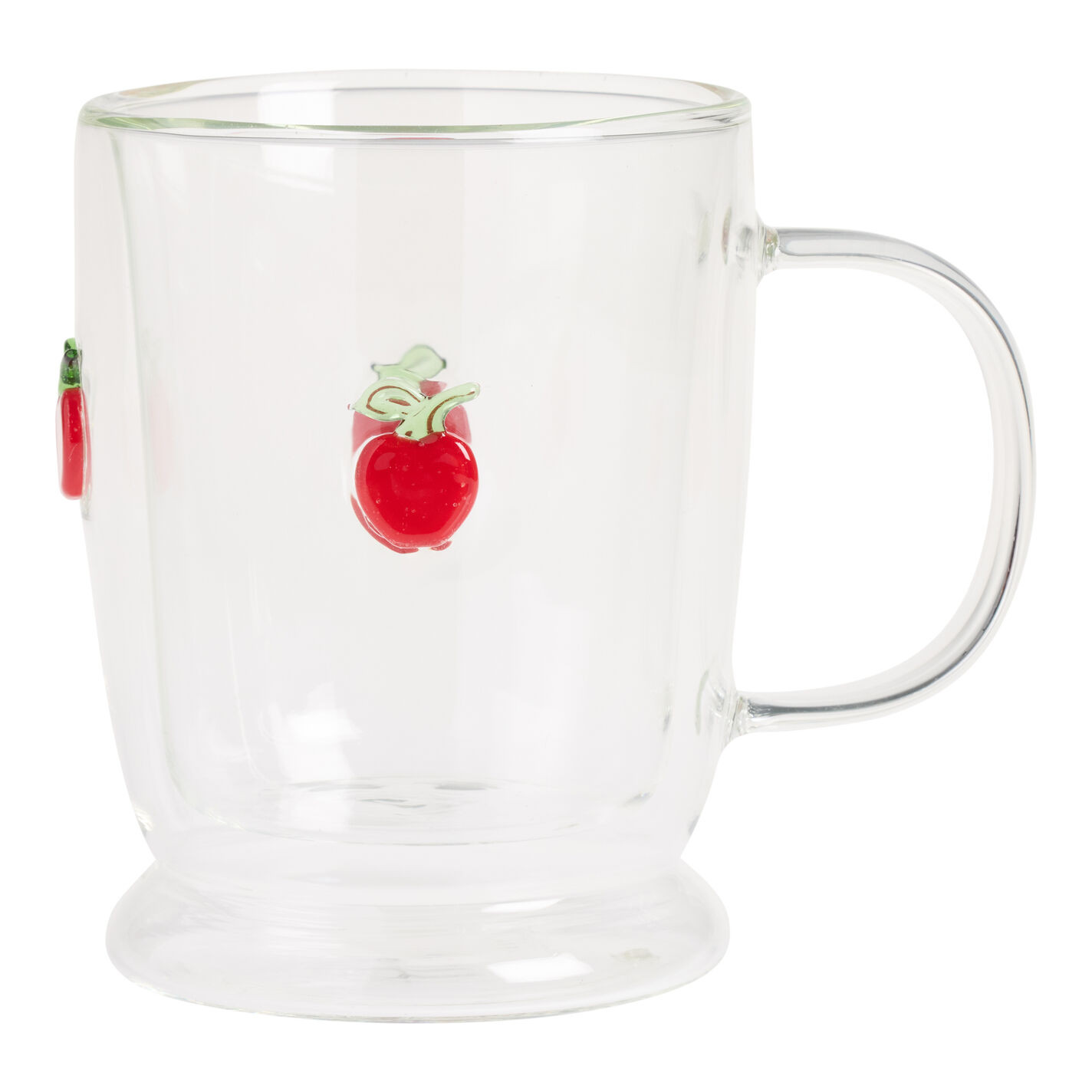 Charm Fall Produce Inlay Double Wall Glass Mug - World Market | World Market