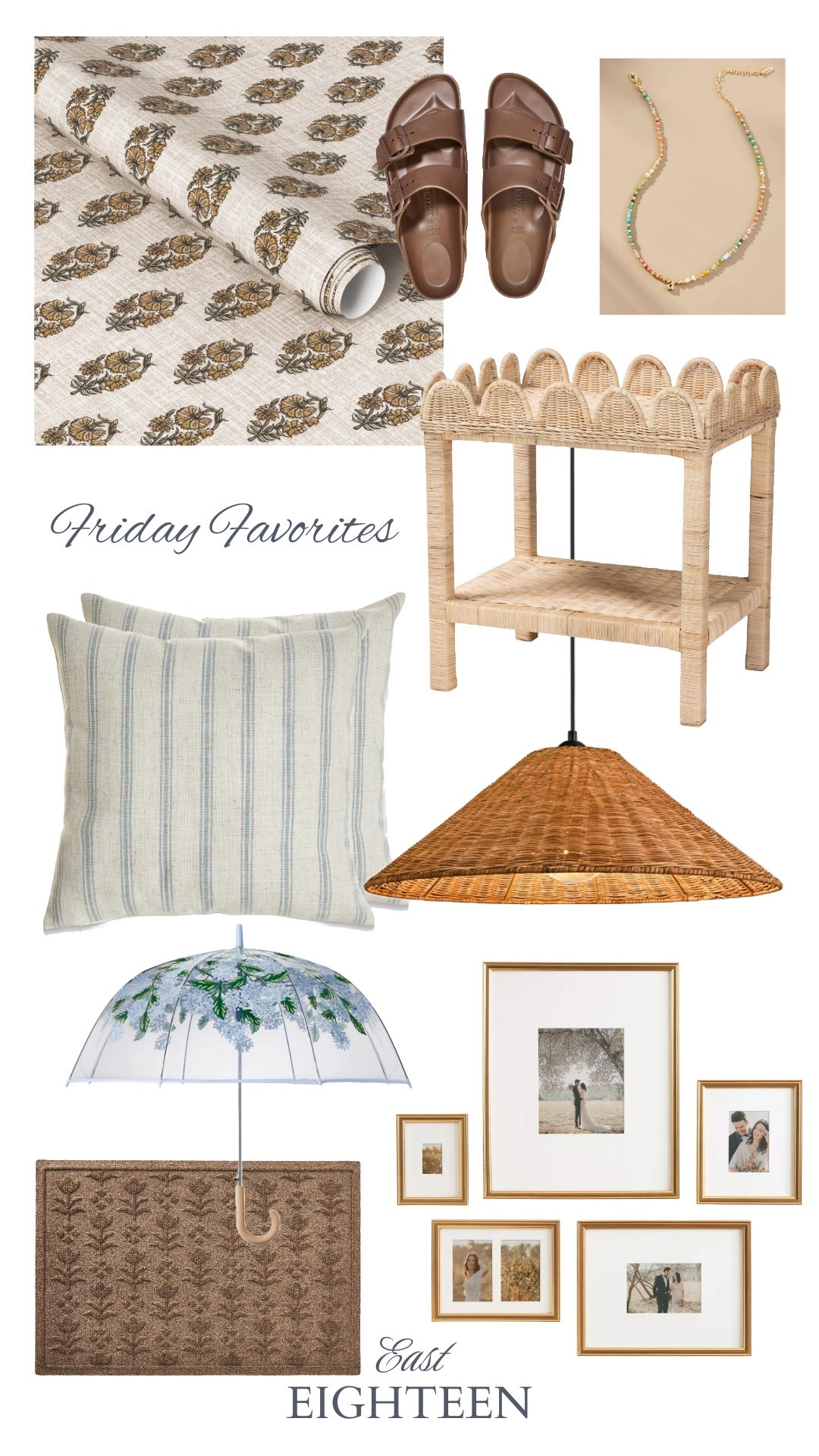 Our weekly favorites are here!
Wallpaper, jewelry, side tables and sandals. So many fun finds for the summer  

#LTKStyleTip #LTKHome #LTKSummerEdit