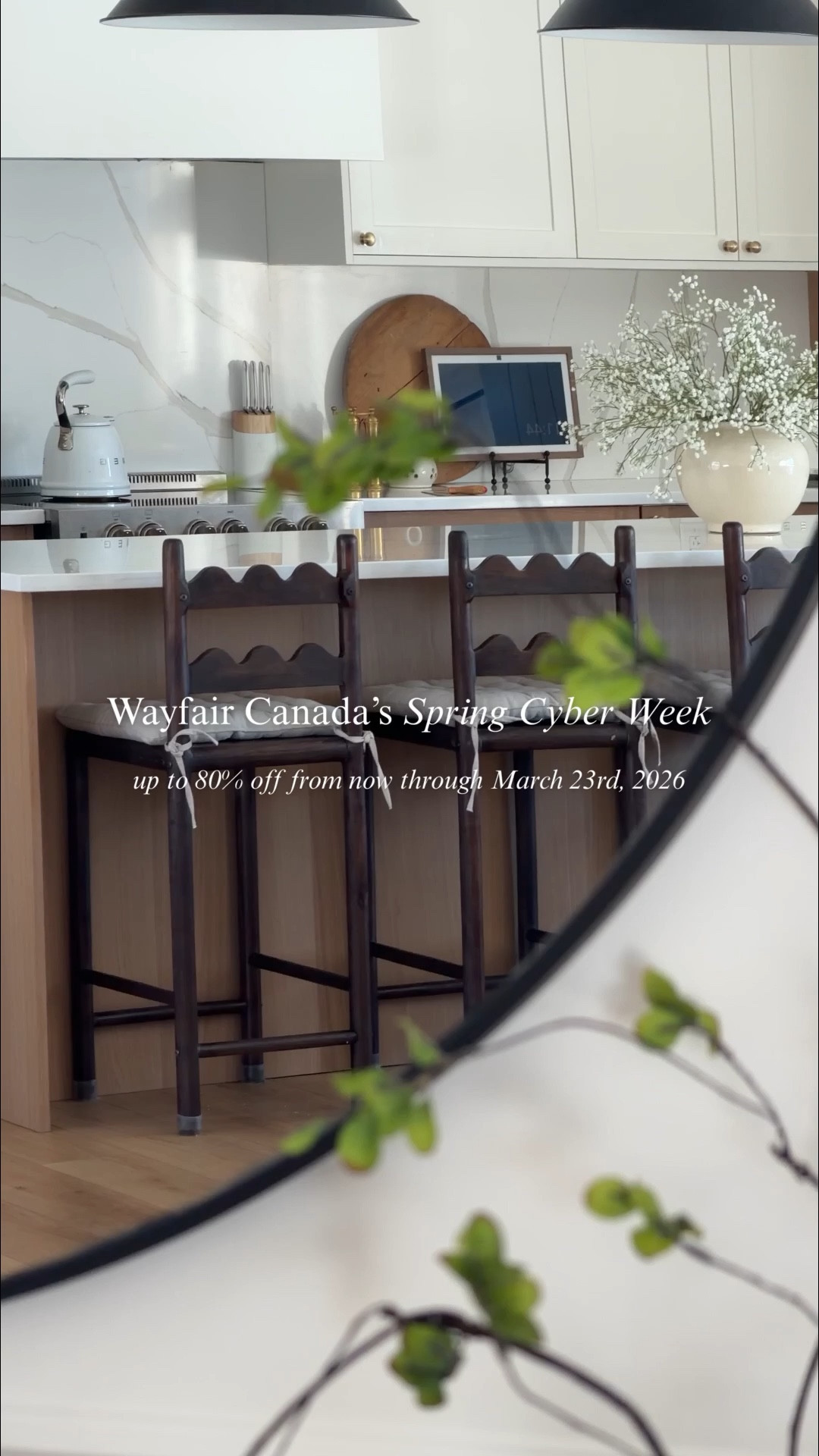 WAYFAIR CANADA'S SPRING CYBER WEEK is happening now through March 23rd, 2026
with up to 80% off!

So I went through my house and rounded up some of the best sellers I share all the time that are actually part of the sale! Starting with this scalloped runner I've literally bought three times!

More best sellers from my house included in Wayfair Canada's Spring Cyber Week:
* ﻿﻿My bedroom rug
* ﻿﻿My living room rug
These are two rugs you guys ask me about constantly and they're both part of the sale!

A few more pieces from my home included in
Wayfair Canada's Spring Cyber Week:
* ﻿﻿My bed frame
* ﻿﻿My arched cabinet
* ﻿﻿My fireplace insert
* ﻿﻿My kitchen light fixtures

#WayfairCAHome #WayfairCAPartner @wayfaircanada

#LTKsale #LTKcanada #LTKhome