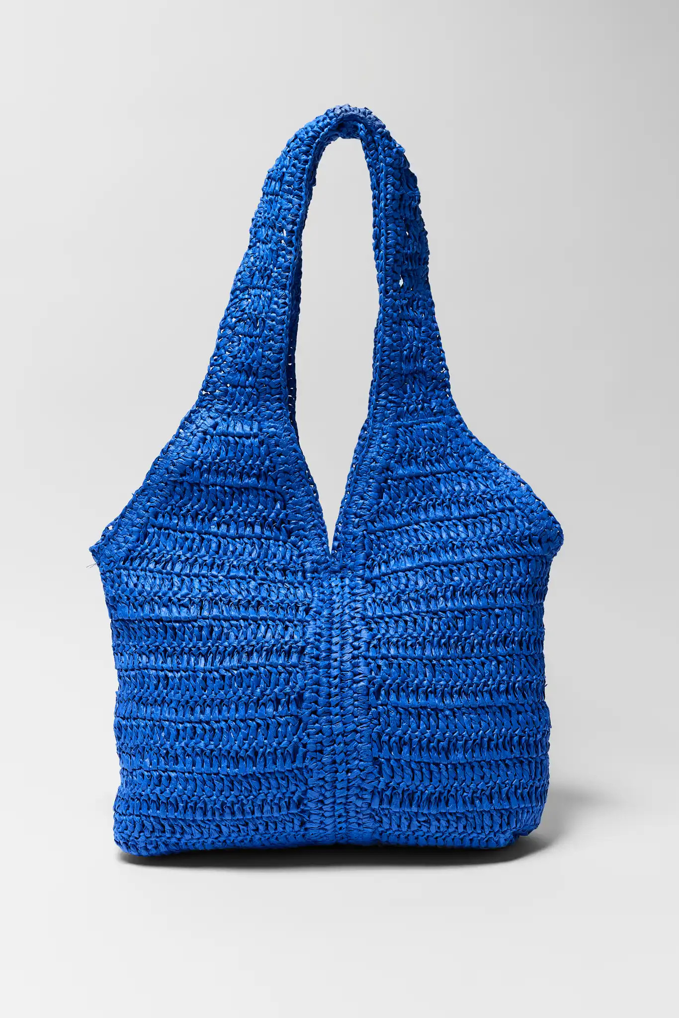 Blue Woven Shoulder Bag | Avara