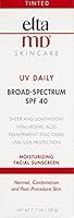 EltaMD UV Daily Tinted Facial Sunscreen Broad-Spectrum SPF 40 for Dry Skin, Dermatologist-Recomme... | Amazon (US)