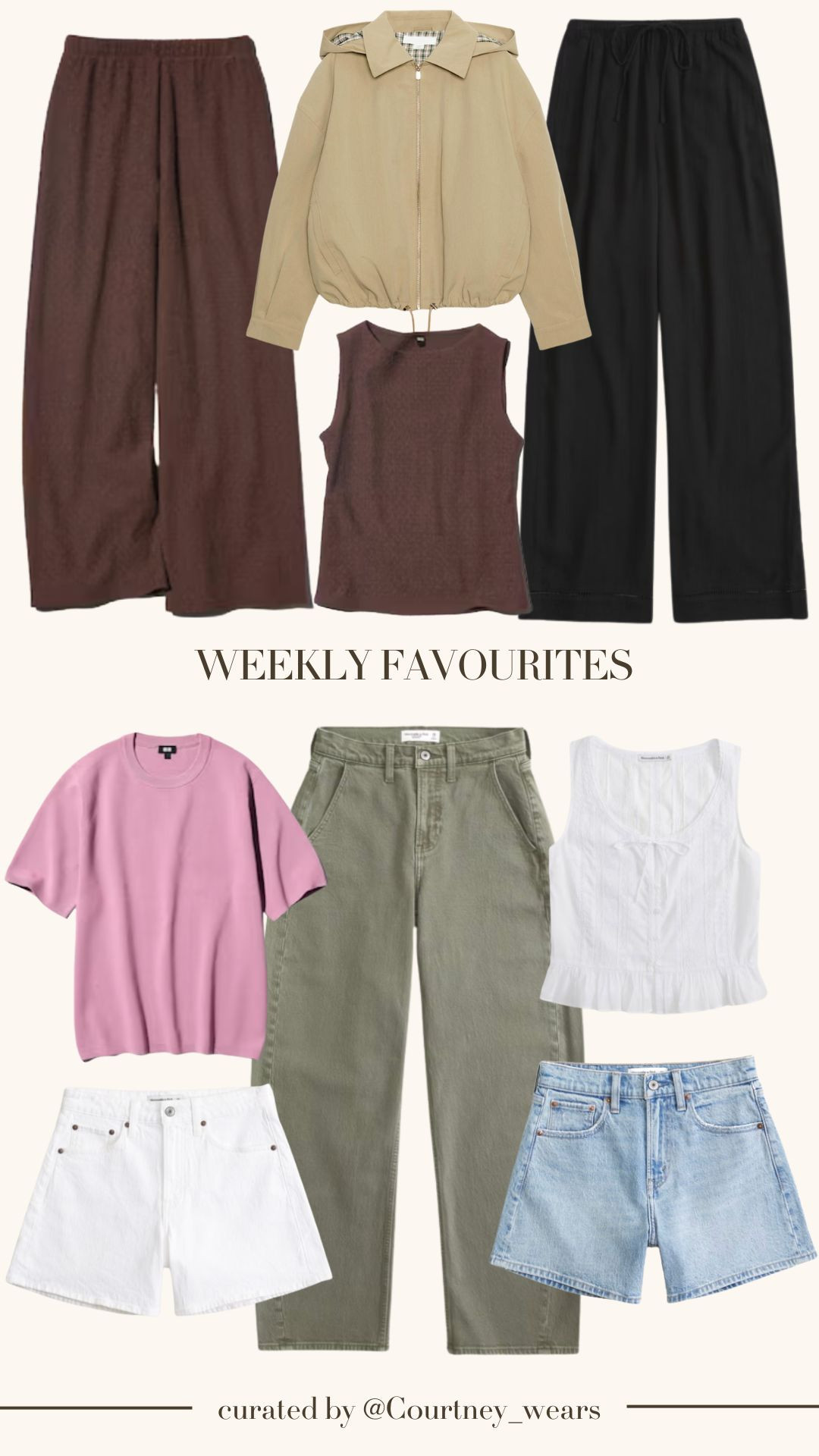 What you have been loving this week! 🤎

Wardrobe Staples, Spring Style, Spring Fashion, Spring Outfit, Sage Green Jeans, Shorts, Linen Co-ord Set, Abercrombie, Uniqlo, Spring Jacket, Linen Trousers, Knitted T-shirt, Lace Top 

 #LTKuk #LTKspring #LTKeurope