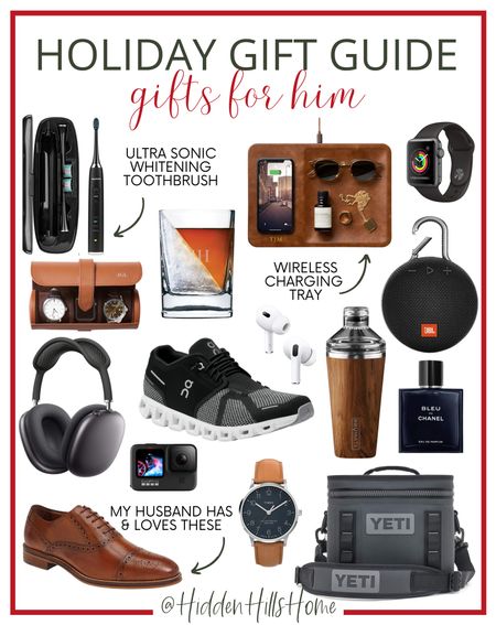Gifts for Him, Husband Gift Guide, Guide guide for men, Gifts for dad, Gifts for boyfriend, Christmas gift ideas for him, mens gifts guide #giftsforhim #mensgiftguide 

#LTKHoliday #LTKmens #LTKGiftGuide
