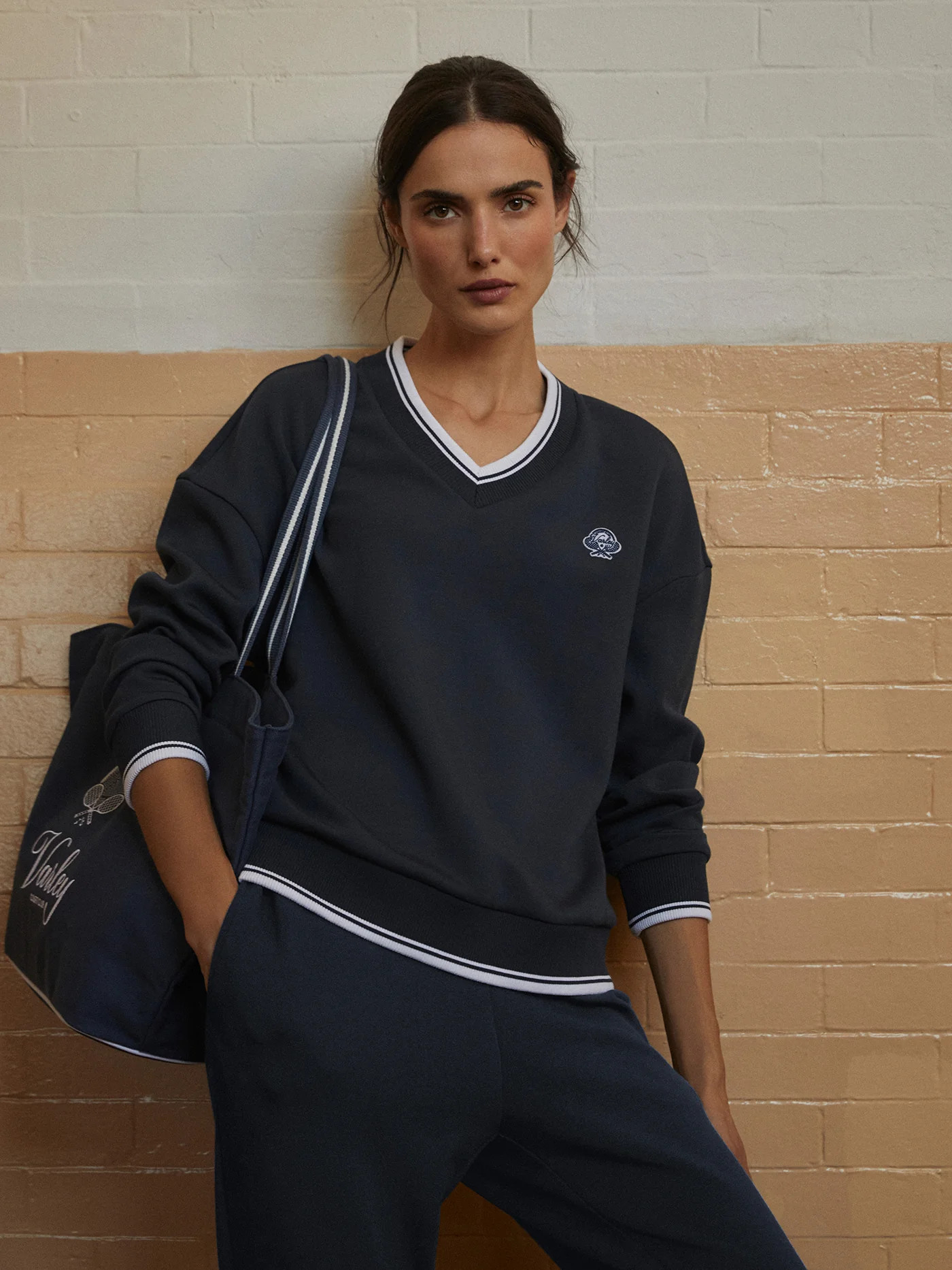 Iona V Neck Sweat | Varley US | Varley US