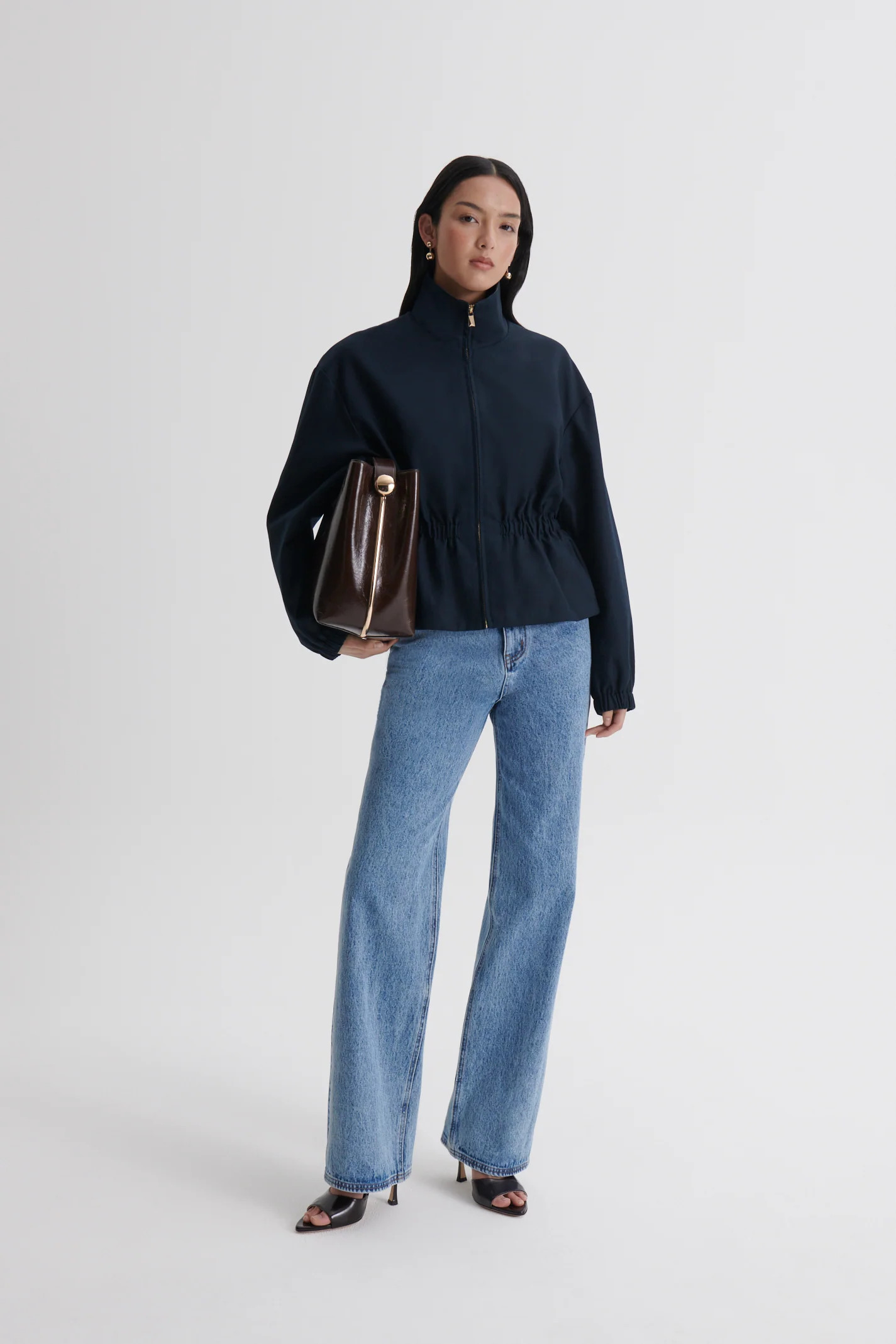 DENIM SLOUCHY JEAN - MID.INDIGO - Scanlan Theodore | Scanlan Theodore AU