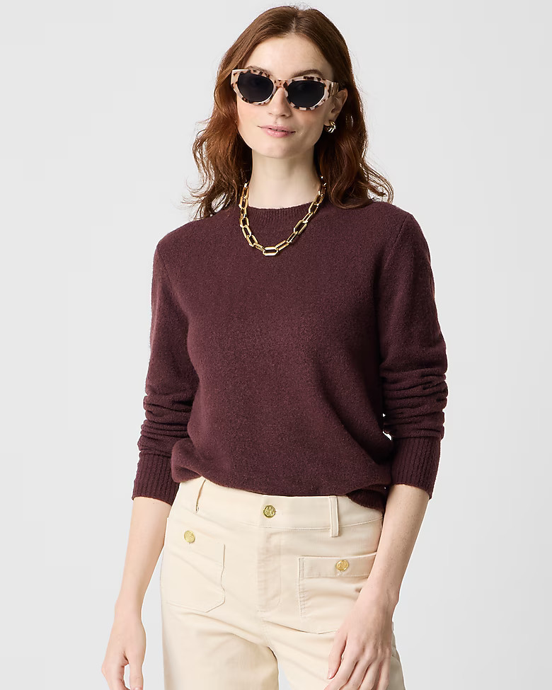 Crewneck sweater in extra-soft yarn | J.Crew Factory