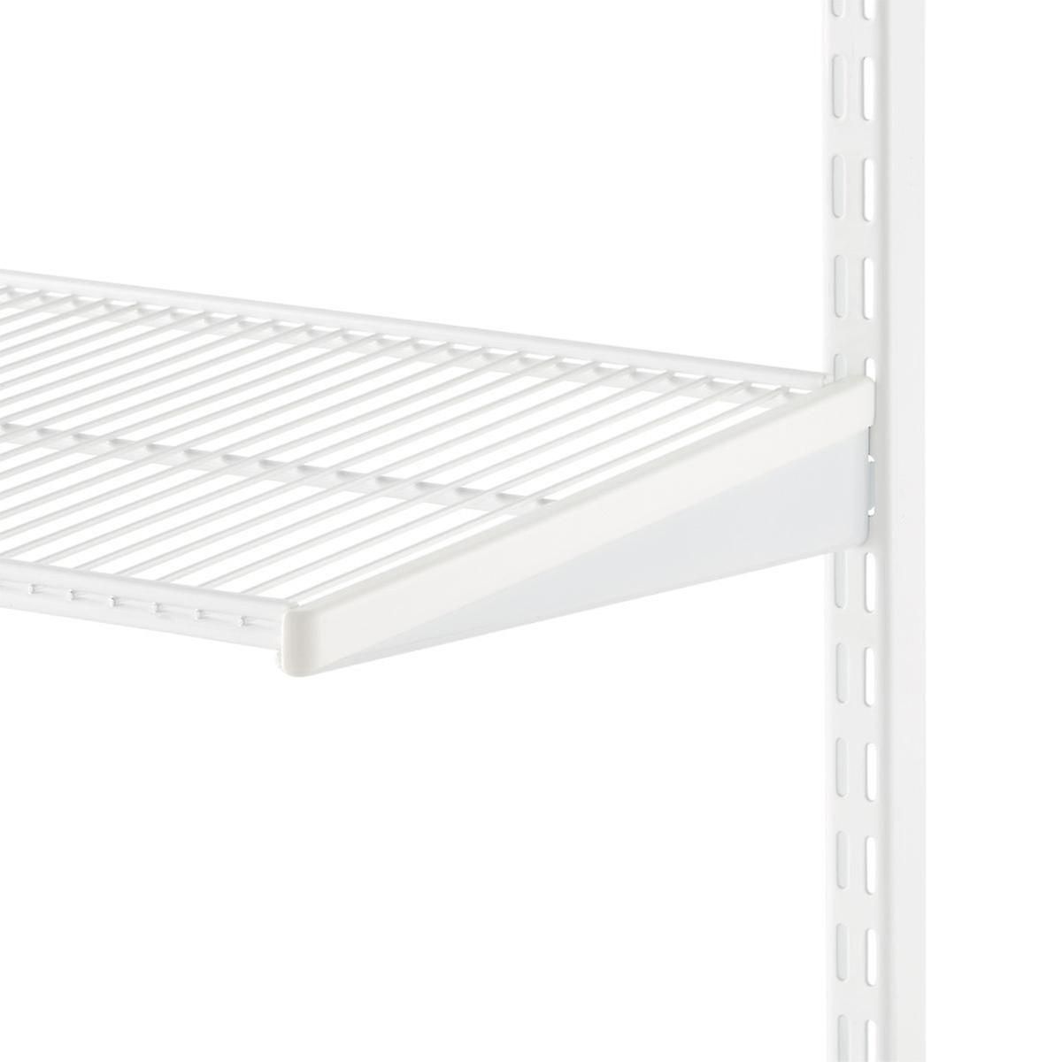 White Elfa Bracket Covers | The Container Store