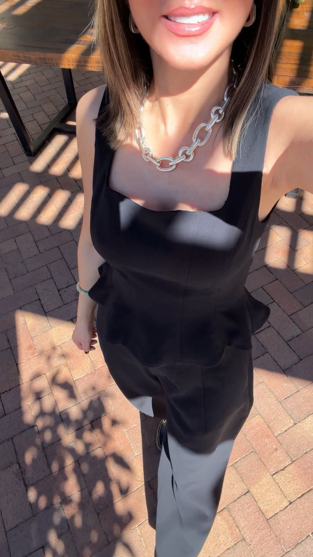 OOTD ⚡️ What I wore to work. This peplum top is so darling, styled with the chicest barrel pants from Aritzia.  That went viral and sold out but it’s back in stock now! The material is wrinkle free. Both the top and pants come in multiple colors. I am adding the pants in both the brown and olive green pants. It’s that good! You can wear this outfit for work and going out. Just throw on a pair of heels. 

Work outfit, work wear, going out top, trousers, barrel pants, spring outfit, ootd, Aritzia, The Stylizt 



#LTKdayinmylife #LTKootd #LTKWorkwear