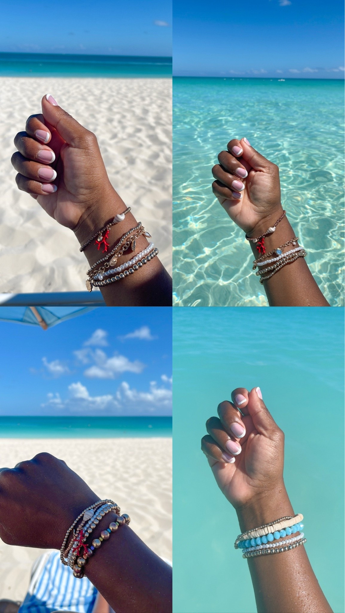 Some of the bracelets I’ve been wearing at the beach

#LTKgrwm #LTKootd #LTKSwim