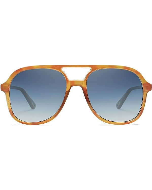 SOJOS Lunettes de Soleil Homme Polarisées Femme Carrées Rétro Vintage à Double Pont Rectangul... | Amazon (FR)