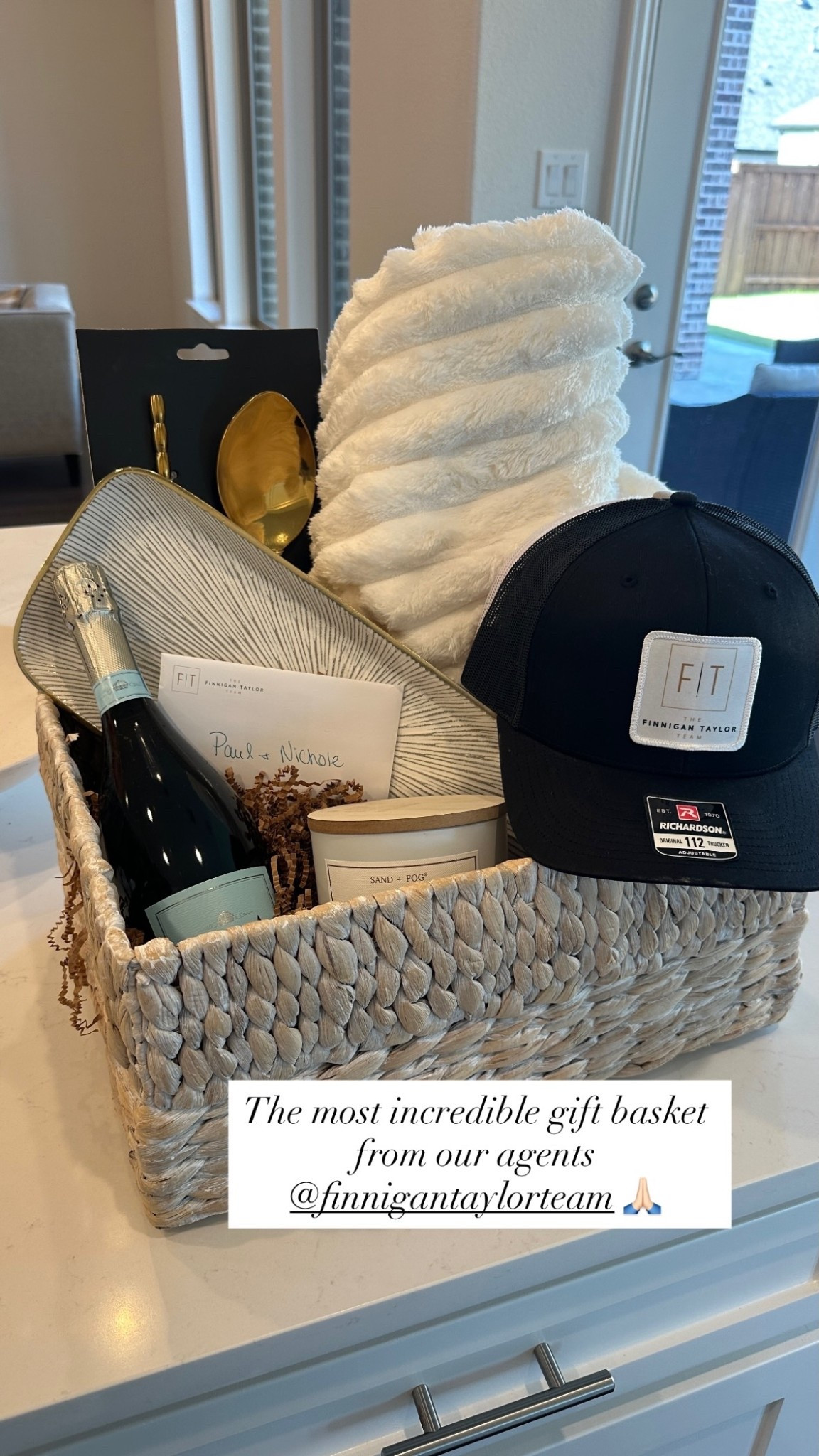 The best gift idea for closing on our home! This gift basket from our agents @finnigantaylorteam was the perfect touch to such an exciting day. 

#HomeTour #NewHouse #MovingDay #HomeDecorInspo #AffordableHomeFinds #LuxeForLess #NeutralHome #ModernClassicStyle #LTKHome #Over40Style #ChristianInfluencer

#LTKHome #LTKFamily #LTKStyleTip