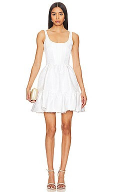 V. Chapman Betina Dress in White Windsor from Revolve.com | Revolve Clothing (Global)