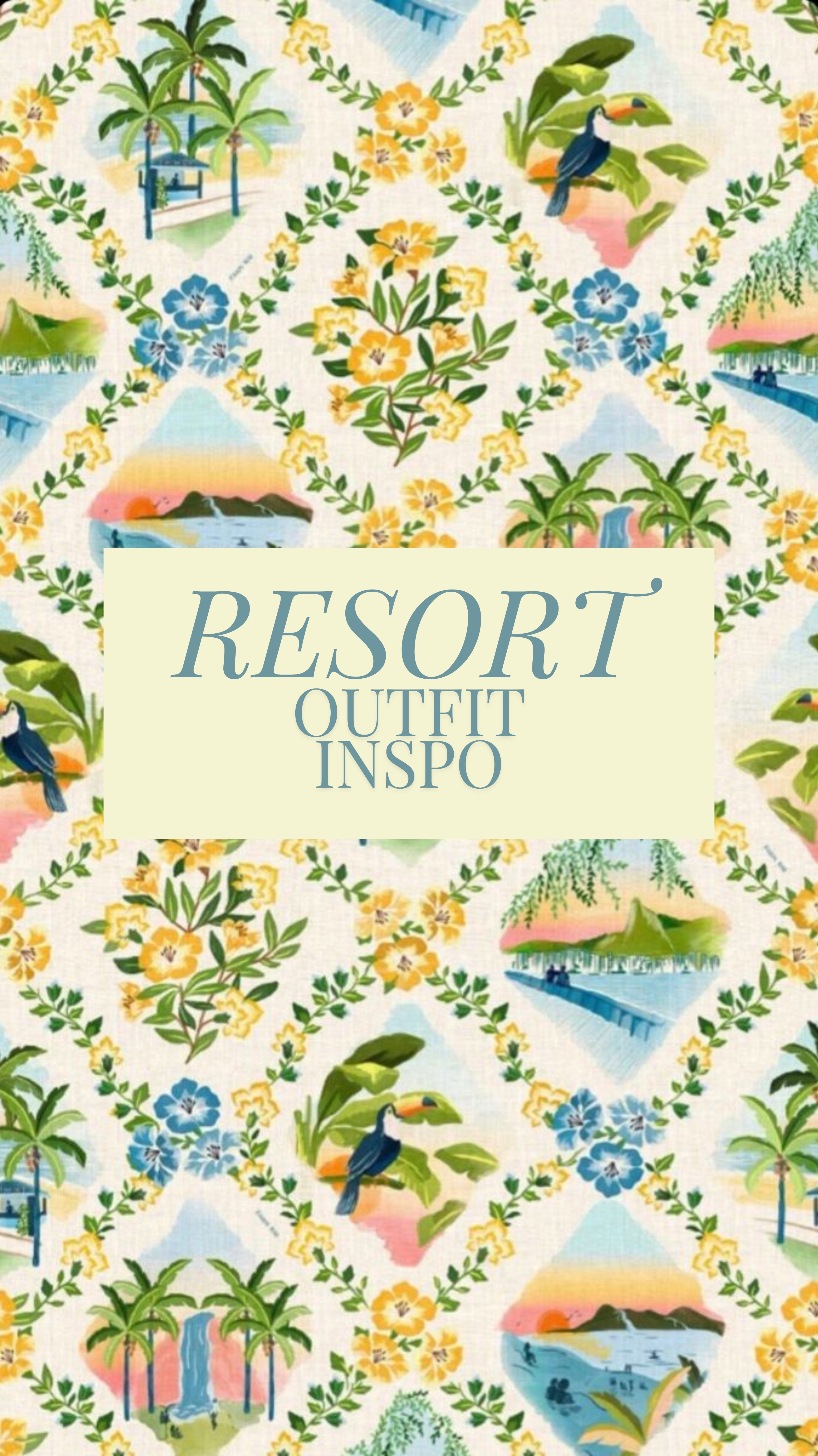 Resort wear outfit inspo for vacation! 🌺🏝️🐠 lunch or dinner outfit or perfect for a day exploring somewhere tropical! Swimsuit inspo for beach or pool! 

#LTKSwim #LTKSeasonal #LTKStyleTip