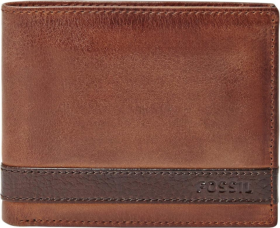 Fossil Men's Leather Bifold Wallet with Flip ID Window | Amazon (US)