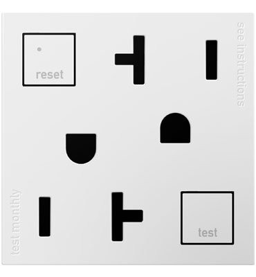 Legrand adorne Tamper-Resistant Self-Test Electrical GFCI Outlet, 20A, White Finish, 4-Pack, AGFT... | Amazon (US)