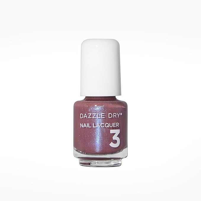 Dazzle Dry Nail Mini Lacquer (Step 3) - School Spirit - A mauve with a blue shimmer. Full coverag... | Amazon (US)