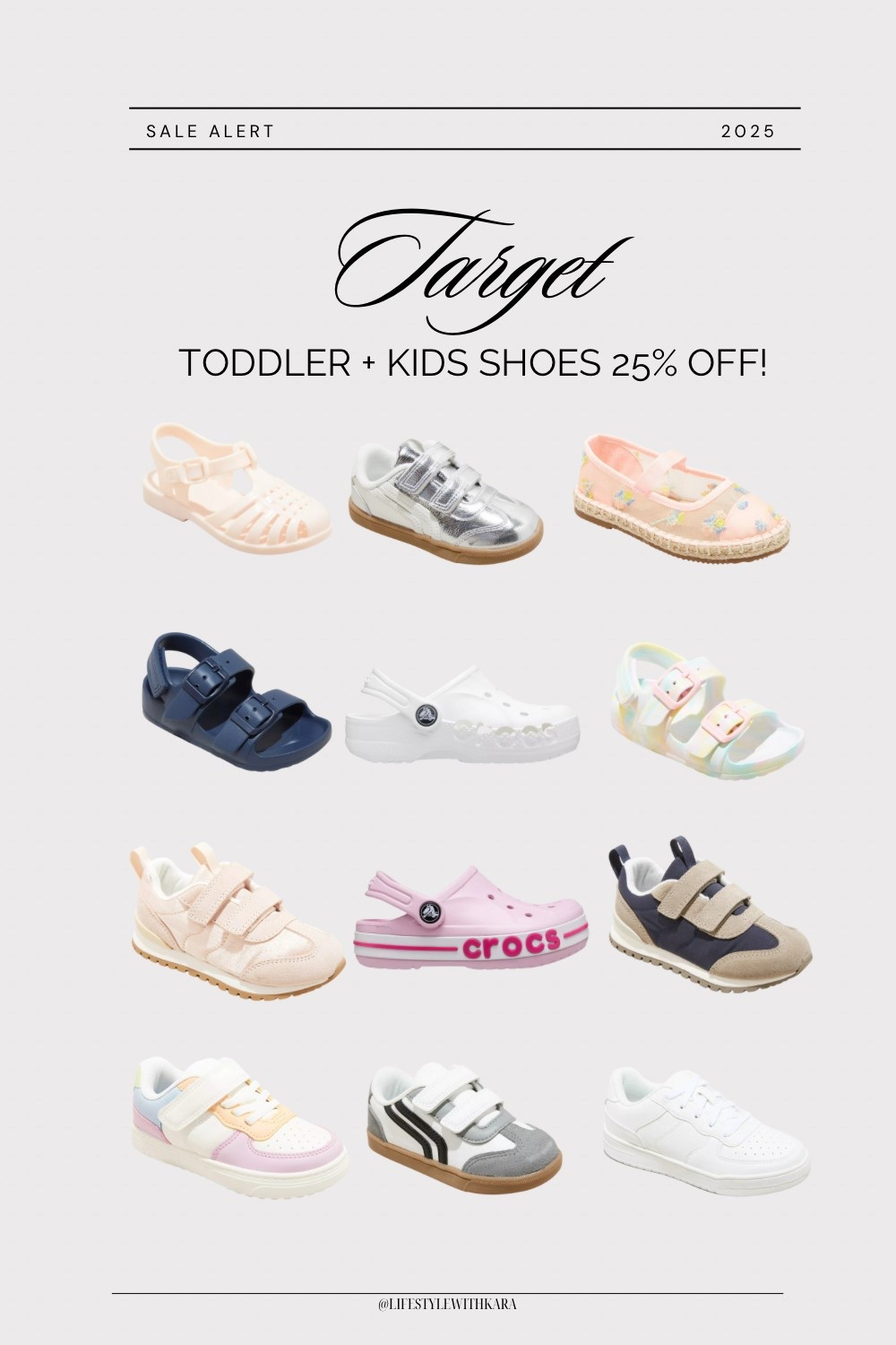 25% off toddler + kid shoes right! Includes crocs!!!! 

#LTKKids #LTKBaby #LTKShoeCrush