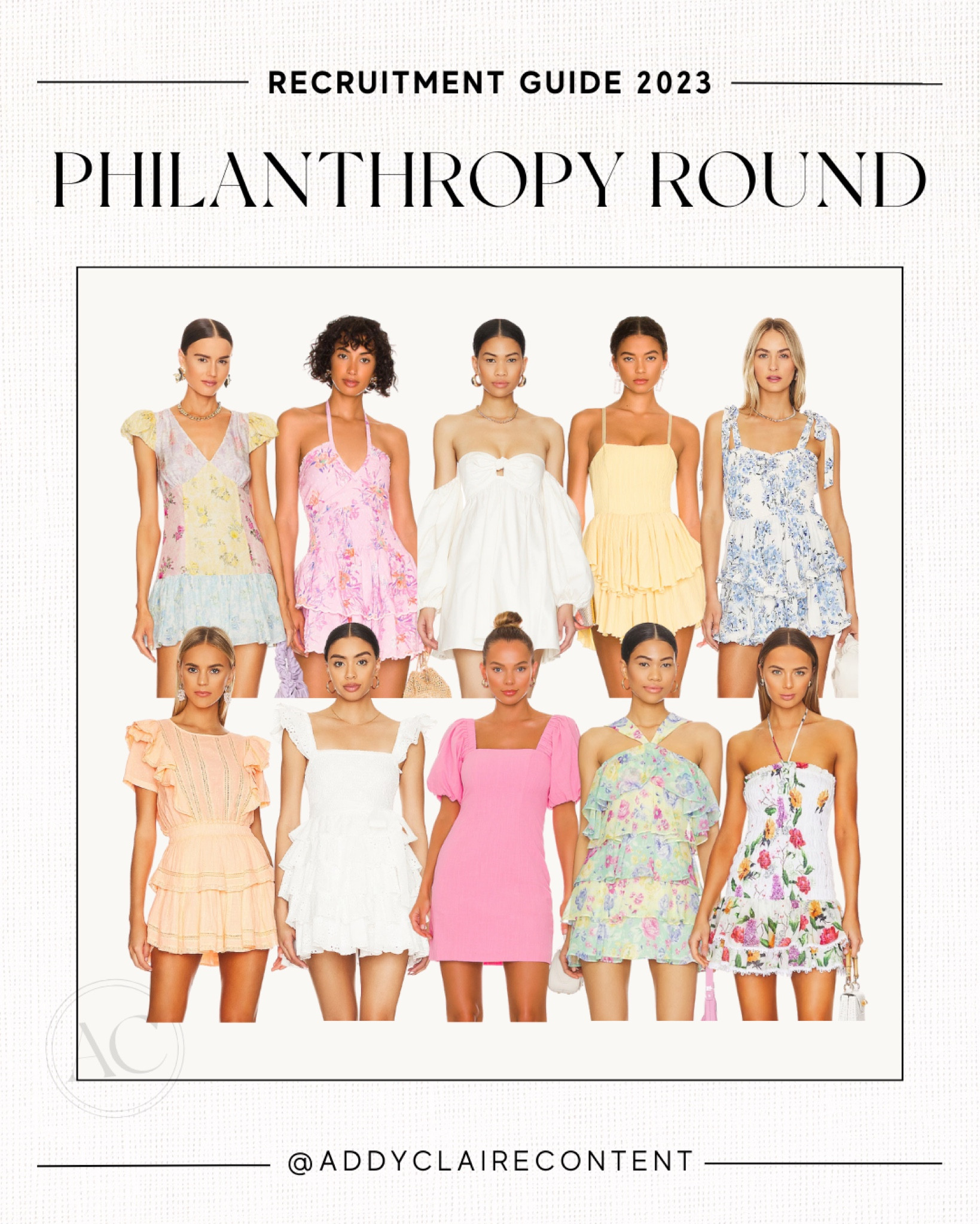 10 Outfit Ideas For Philanthropy Round of Sorority Recruitment What to Wear For Sorority Recruitment

Panhellenic, greek life, pink dress, college, bid day, formal, recruitment week, Clemson, rush outfit, recruitment outift, sorority life , recruitment outfits , philanthropy round , greek life, 2023 recruitment

#LTKstyletip #LTKSeasonal #LTKU