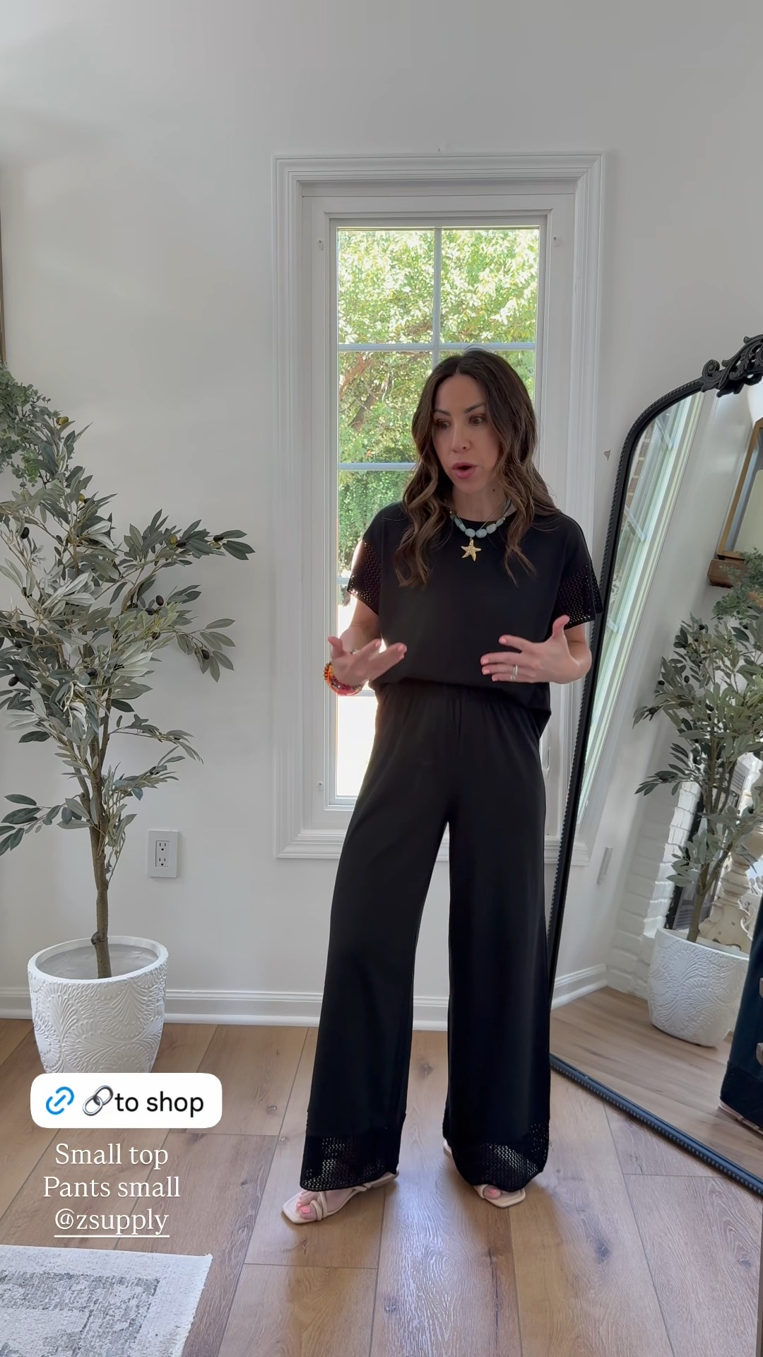 Small black pants. Small black top.

#LTKOver40 #LTKPetite