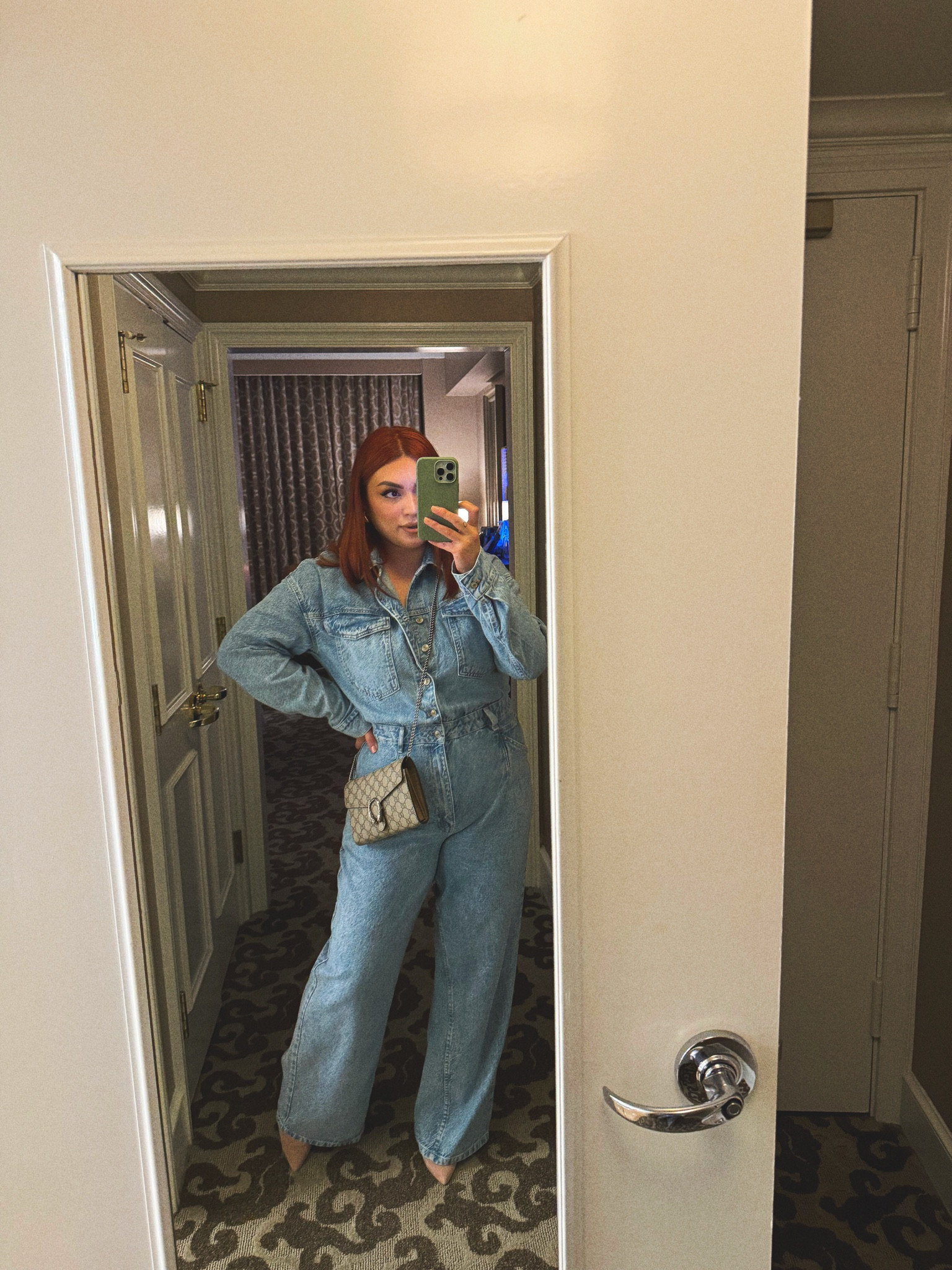 Go a size bigger, it fits really tight since it’s Jean! I had to get a XXL 

#LTKmidsize #LTKstyletip #LTKU