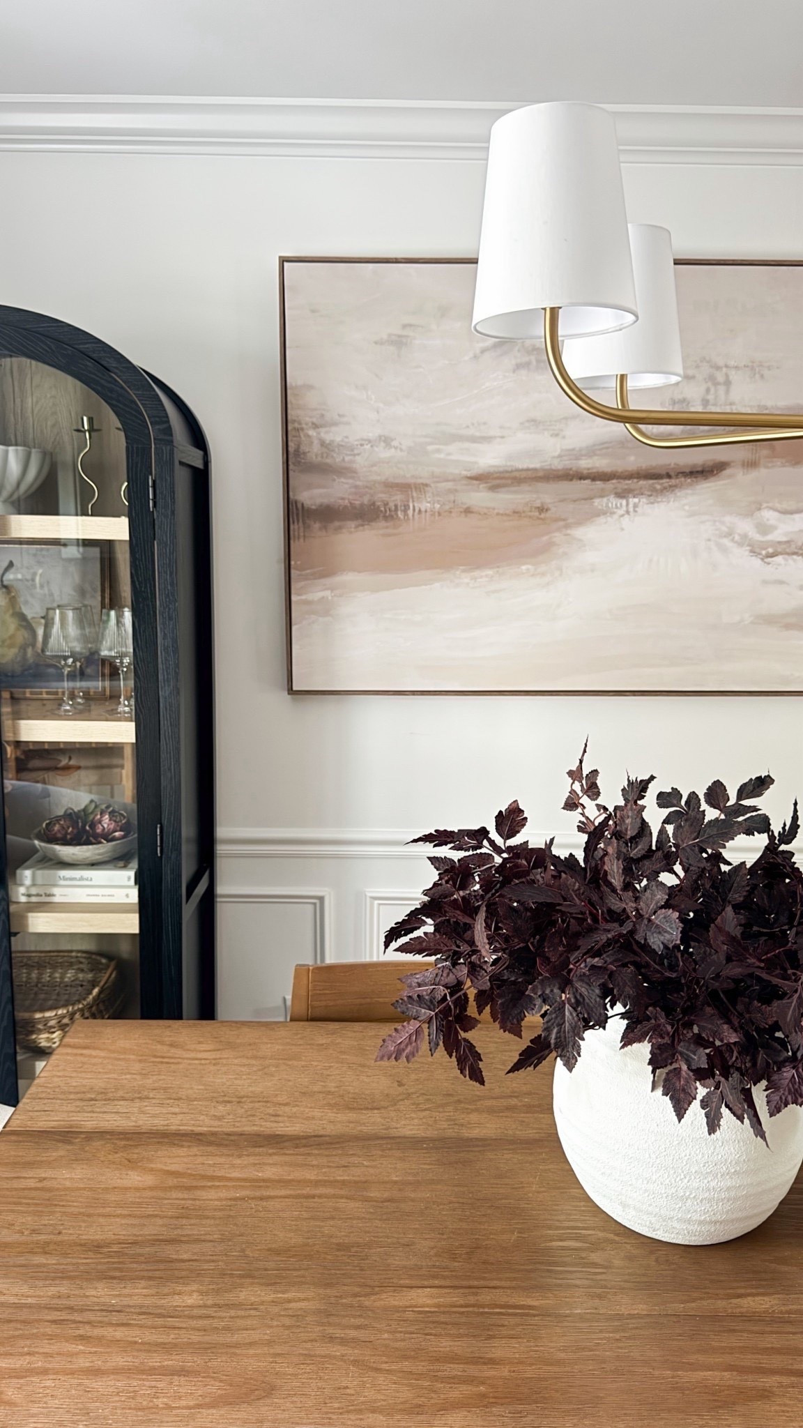 Sneak peek of my latest wall art update in our dining room ✨ 

I’m obsessed with how much this oversized piece warms up the space, and the best part… it’s on sale right now at Target! 🤎



#targethome #homedecor #neutralhome #modernorganic #diningroomdecor #interiordecor #targetfinds #affordabledecor

