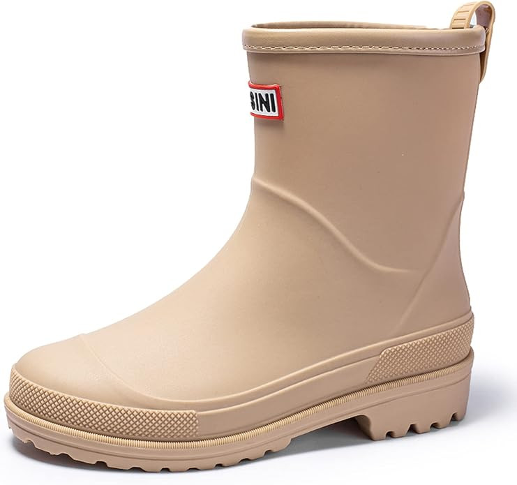Nutropa Mid Calf Rain Boots for Women,Waterproof Garden Shoes Anti-Slip Rainboots,Outdoor Work Ra... | Amazon (US)