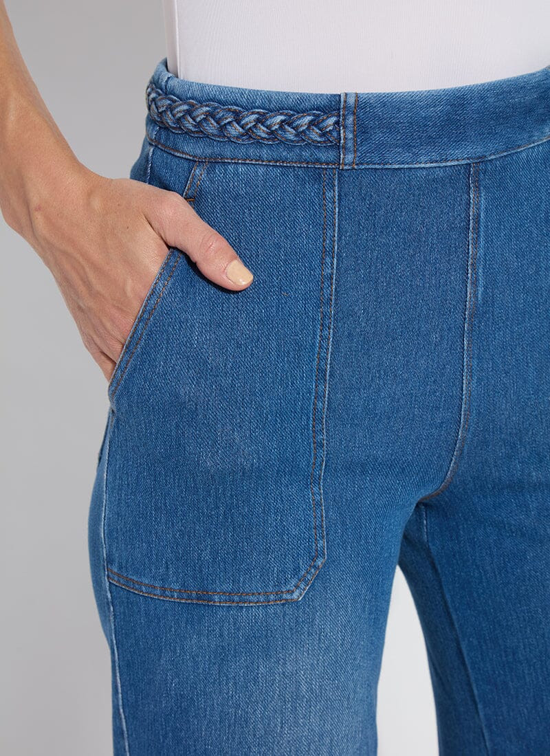 Hayes Braided Wide Leg Crop (26" Inseam) | Lysse