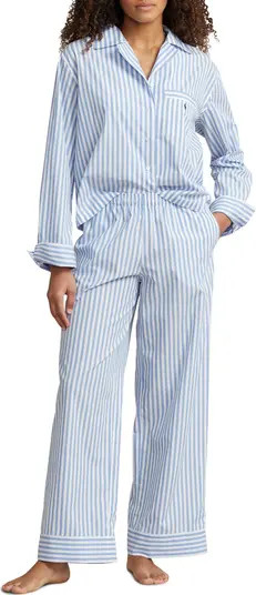 Cotton Poplin Pajamas | Nordstrom