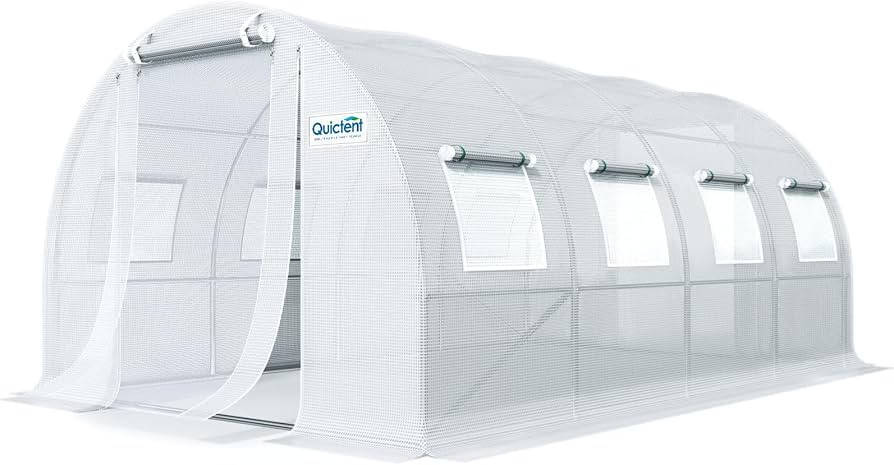 Quictent Upgraded 20x10x6.6 FT Large Walk-in Greenhouse for Outdoors, Heavy Duty High Tunnel Gree... | Amazon (US)