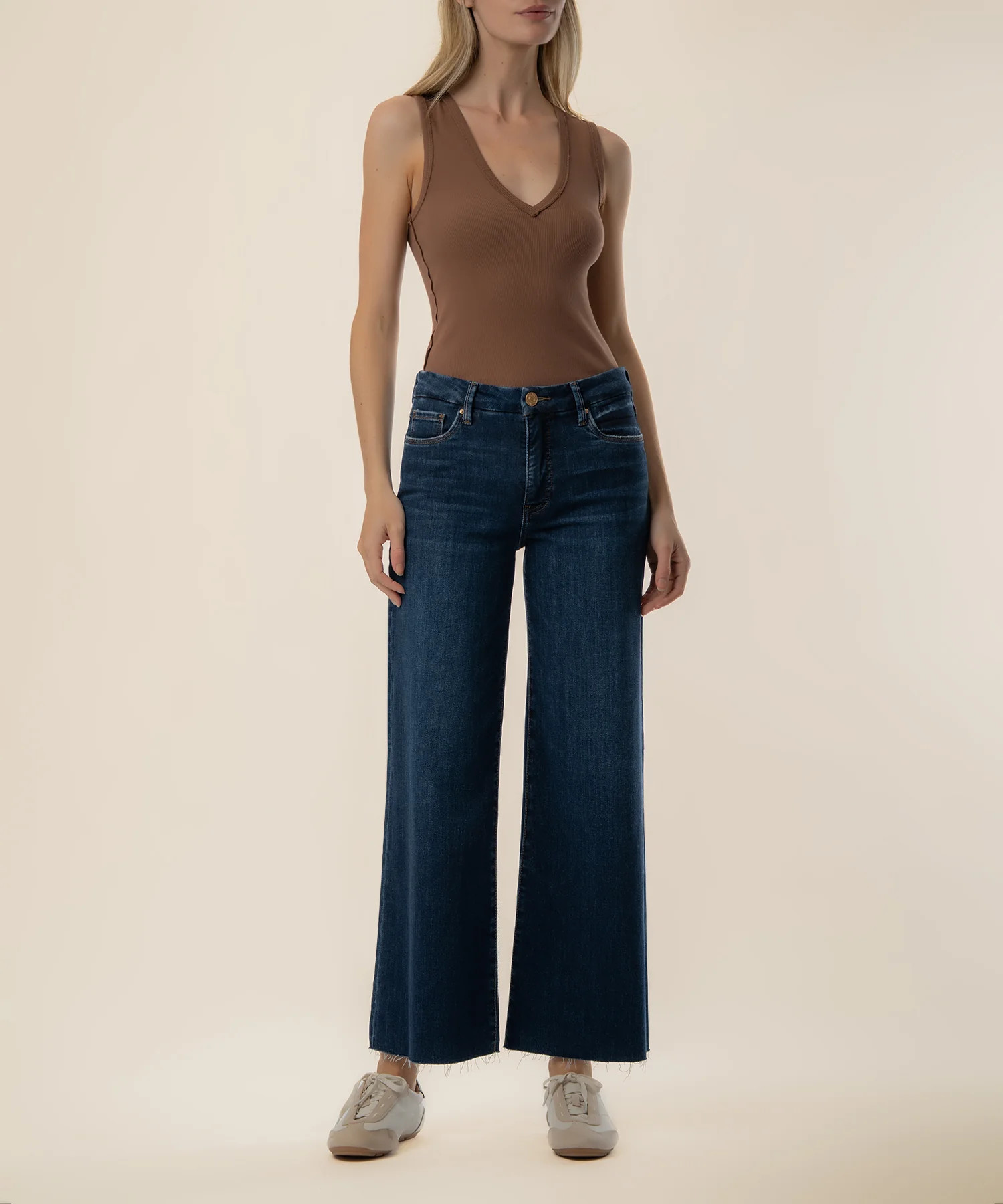 Meg High Rise Wide Leg in Exhibited Wash | Kut From Kloth