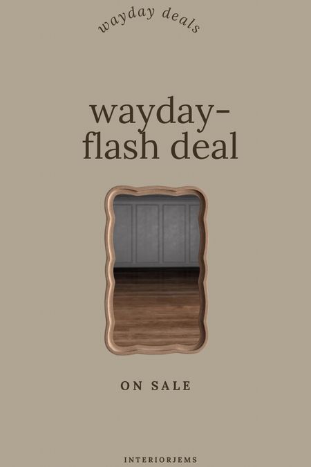 Flash sale for away day, the scalloped wood mirror is gorgeous would make such a statement, on sale bedroom mirror, bathroom, mirror, vanity, mirror, we

#LTKhome #LTKstyletip #LTKsalealert