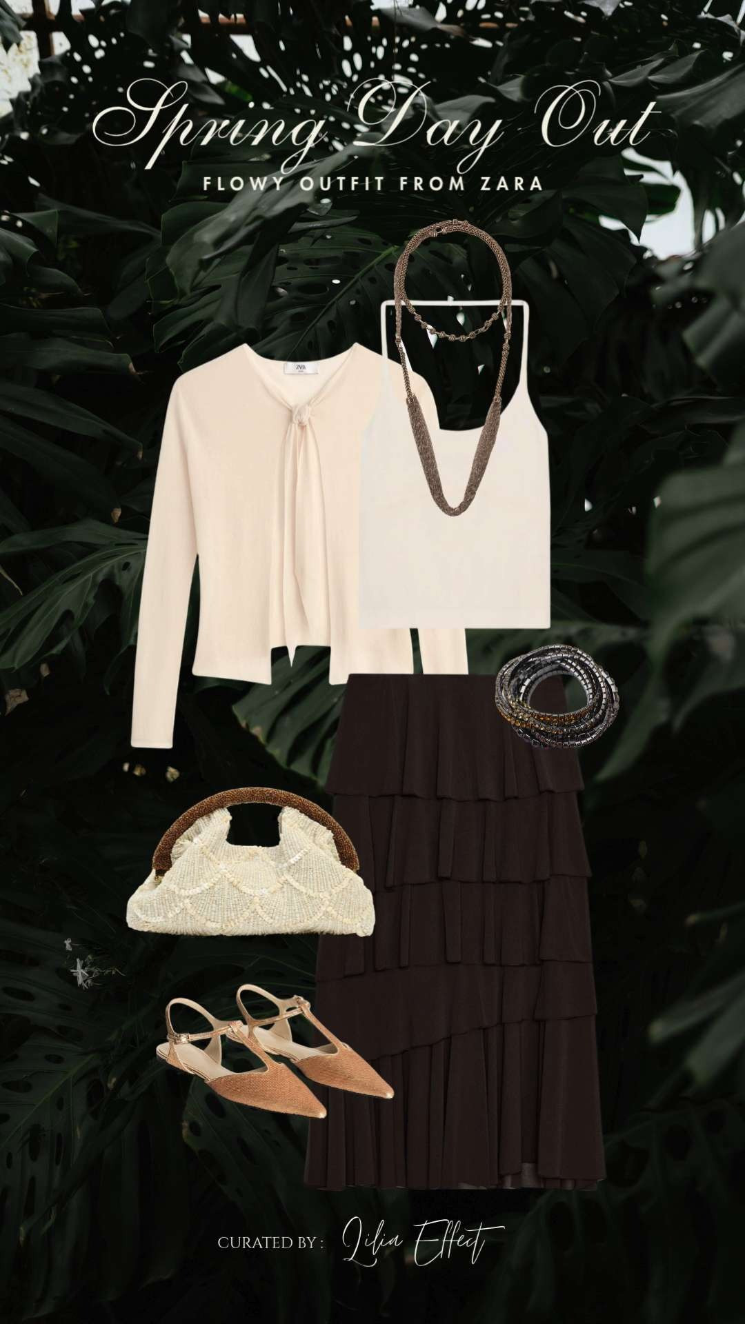 Spring day out — flowy outfit from Zara 🤍 Light fabrics, soft movement, and effortless pieces perfect for sunny, easygoing days. 🌿✨
 

 #LTKgrwm #LTKootd