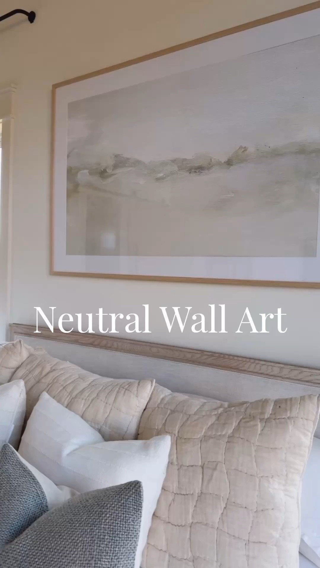 Wall art options for above the bed!