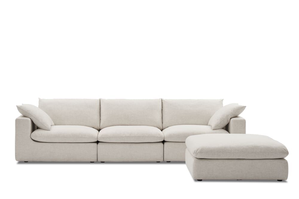 Dawson Extended Sofa with Ottoman | Castlery | Castlery US