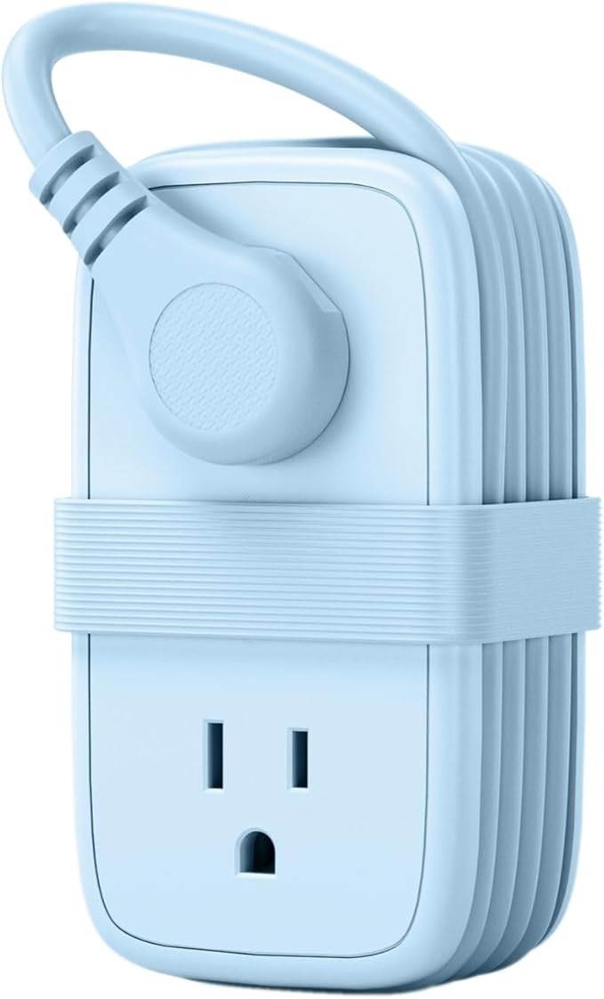 NTONPOWER Travel Power Strip,Travel Essentials 4 Outlets 3 USB(1 C) with 4FT Wrapped Extension Co... | Amazon (US)