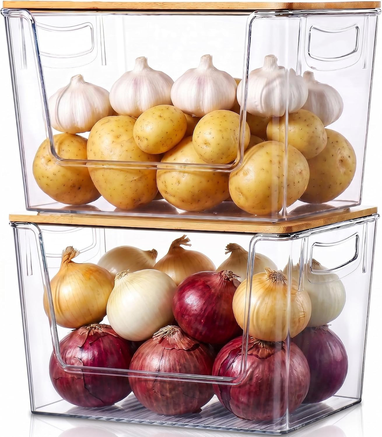 Pantry Organizers Onion Potato Storage Bins | Amazon (US)