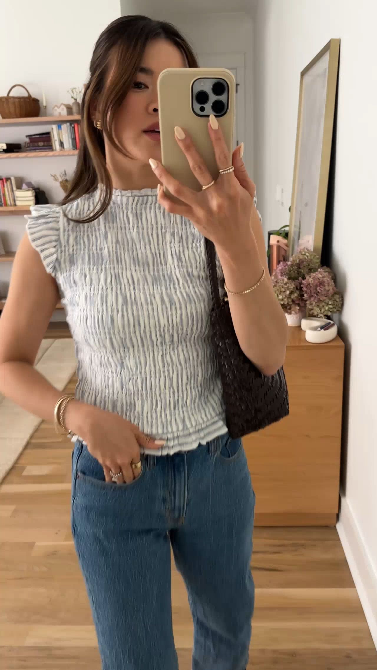 Sizing info: 
•Top size XS
•Jeans Size 23 Extra Short in Medium wash

petite fashion, get dressed with me, outfit inspiration, ootd, nashville outfit, Nashville influencer, petite style, vacation style, casual outfits, mom style, petite pants, spring outfits, spring outfit info, spring pants, spring outfit idea, spring top, spring bag, spring shoes, spring jeans, spring blouse 
@abercrombie 
 

#LTKPetite #LTKmomlife #LTKootd