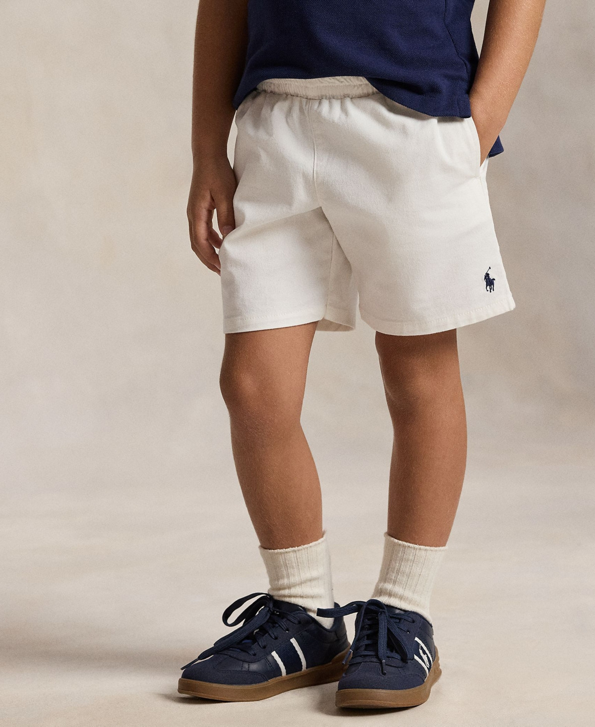 Polo Ralph Lauren Toddler and Little Boys Stretch Cotton Twill Short - White | Macy's