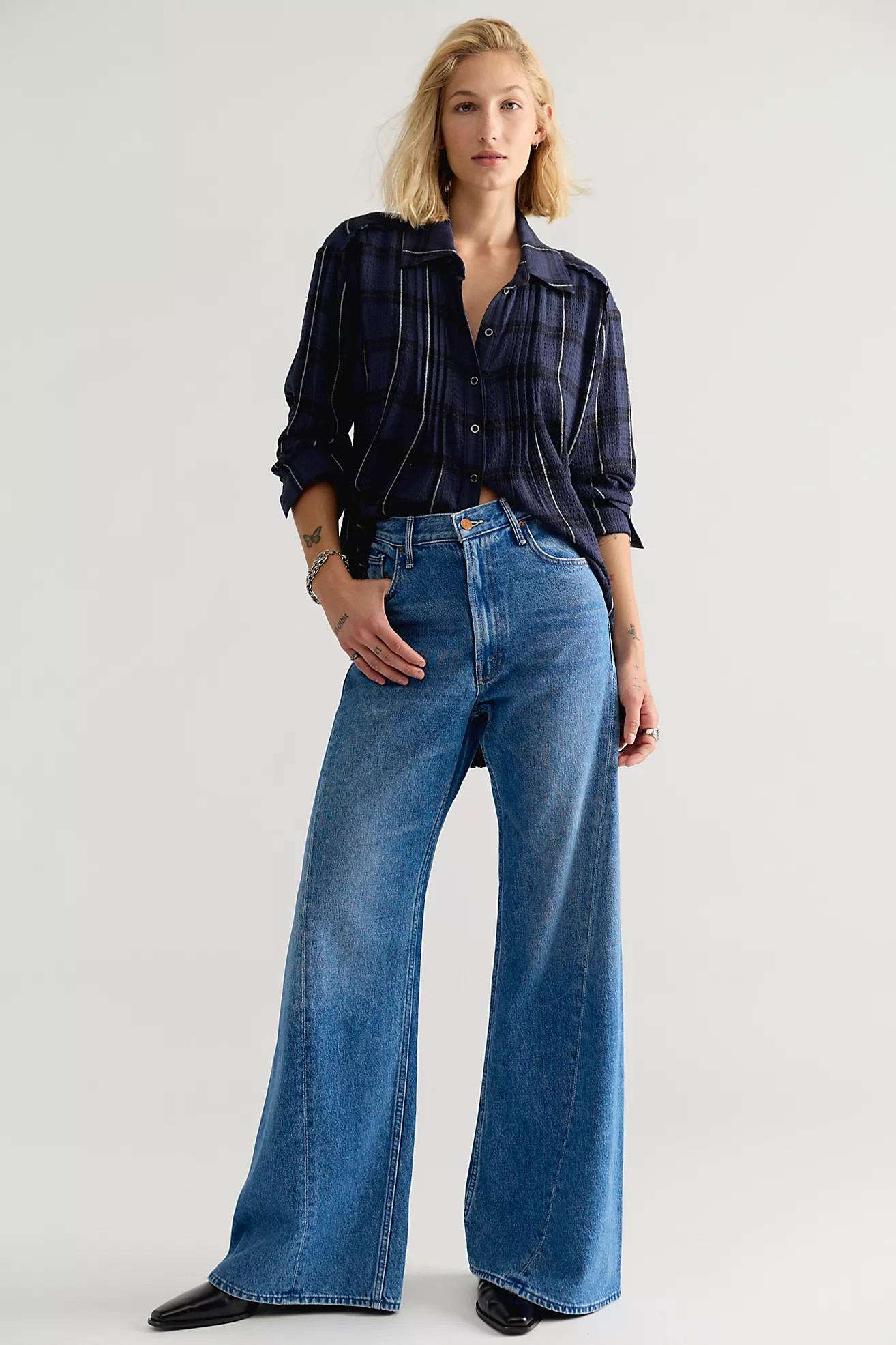 MOTHER The Lemon Twist Sneak Jeans | Free People (Global - UK&FR Excluded)