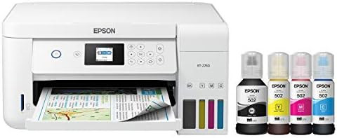 Epson EcoTank ET-2760 Wireless Color All-in-One Cartridge-Free Supertank Printer with Scanner and... | Amazon (US)