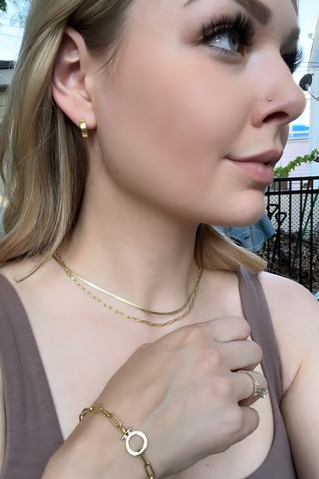 The most gorgeous everyday gold jewelry from gorjana (and Made by Mary!)) I wear these Huggies everyday! #ltkjewelry

#LTKstyletip #LTKSeasonal