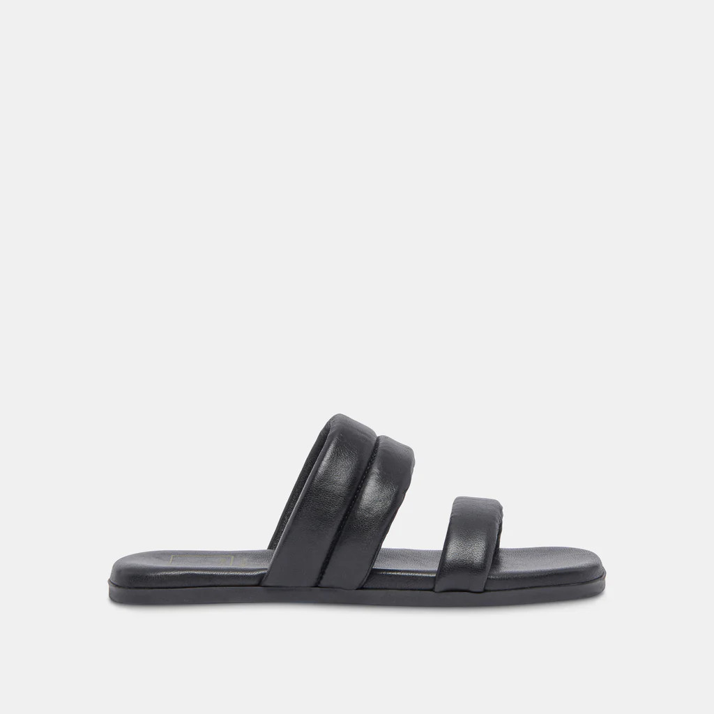 ADORE SANDALS BLACK LEATHER | DolceVita.com