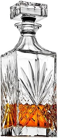 Whiskey Decanter for Scotch, Liquor, Vodka, Wine or Bourbon - Irish Cut 750ml | Amazon (US)