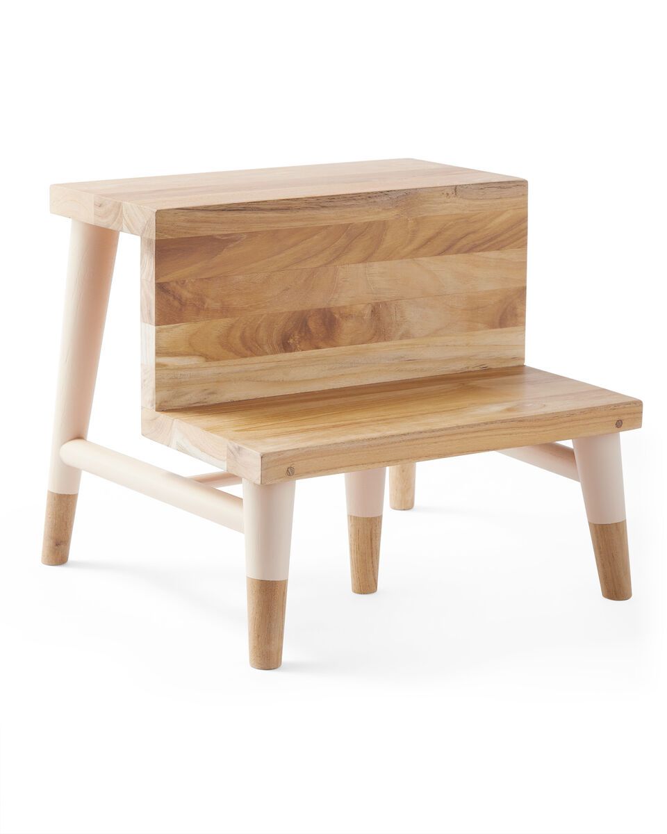 Teak Step Stool | Serena and Lily