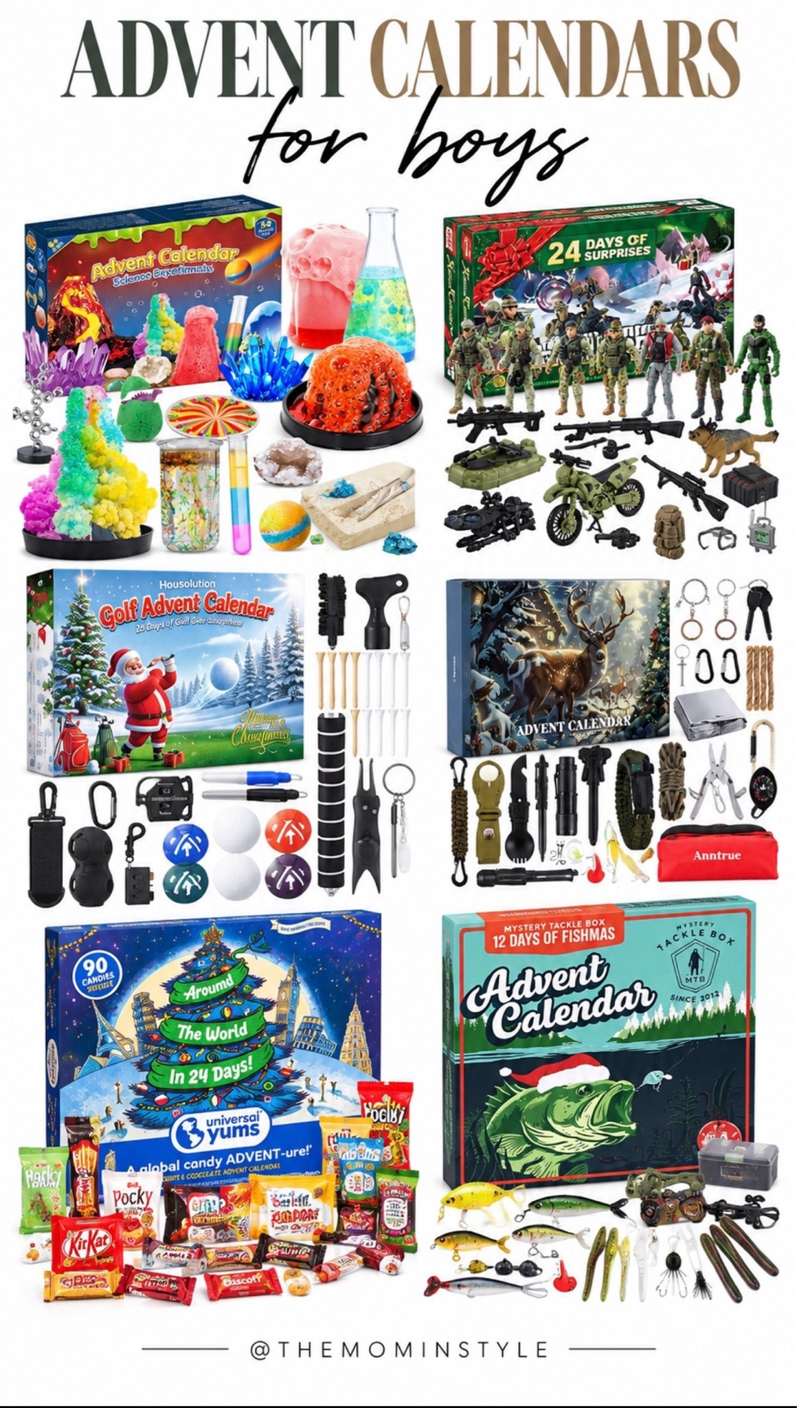 Advent calendars for boys