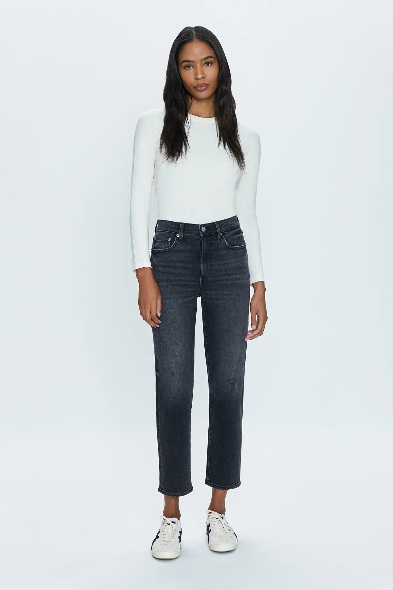 Charlie High Rise Straight - Flat Iron Vintage | Pistola Denim