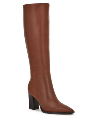 Women's Zazz Tall Wide Calf Leather Dress Boots | Macy's