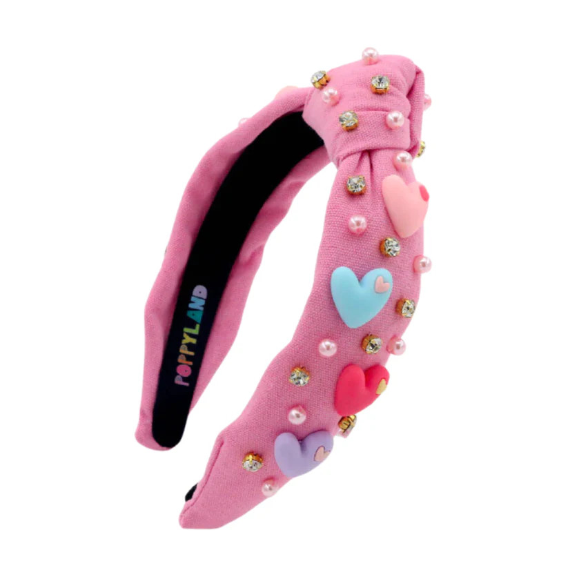 Poppyland Queen Of Hearts Knot Headband | JoJo Mommy