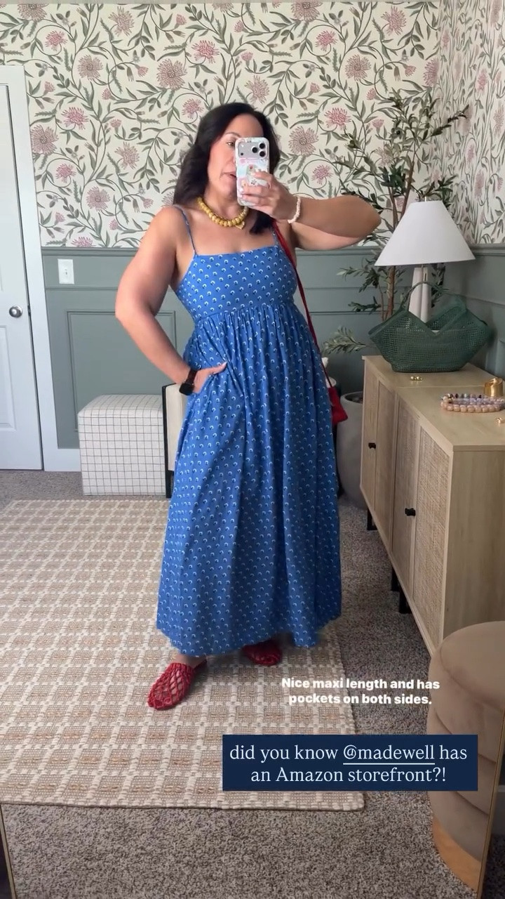 did you know @madewell has an Amazon storefront?! I’m obsessed with this summer dress and the quick shipping 🩵❤️ size L

#LTKootd #LTKSeasonal #LTKMidsize